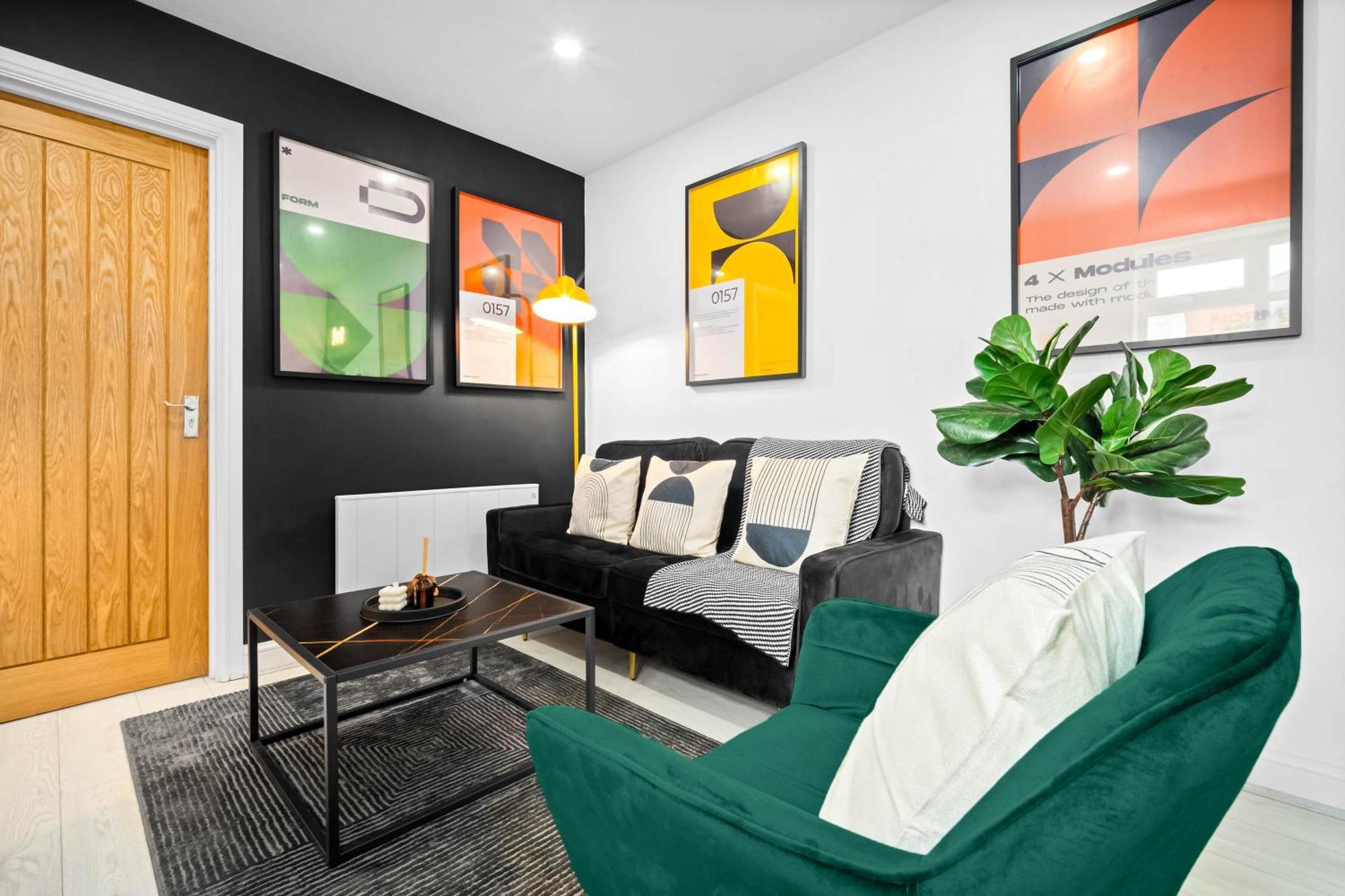 Luxury 3 Bedroom Apartment - Terrace - Near City Centre - Wifi - Smart Tv 1Mr Birmingham Exteriör bild